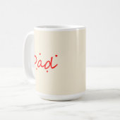Lieve papa  koffiemok (Voorkant links)