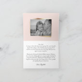 Lieve papa, op mijn trouwdag | Bericht en foto Bedankkaart (Binnen)