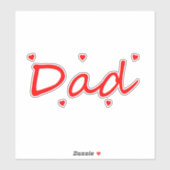 Lieve papa sticker (Vel)