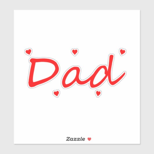 Lieve papa sticker (Vel)