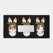 Lieve Pasen Konijn Moeder Pasen Luipaard Jaar van Bureaumat (Keyboard & Muis)