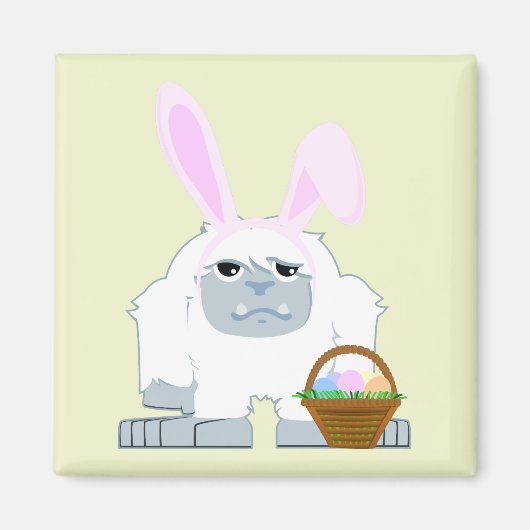 Lieve Pasen Yeti Magneet (Voorkant)