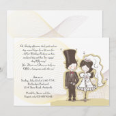 Lieve Pasgetrouwden Huwelijksaankondiging na de Br Kaart (Voorkant / Achterkant)