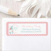 Lieve Pastelkleurig Prettig Kerstmis Aangepaste Na Etiket (Insitu)