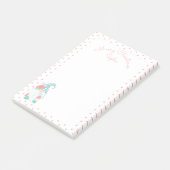 Lieve Pastelkleurig Prettig Kerstmis Aangepaste Na Post-it® Notes (Schuin)