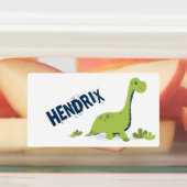 Lieve Persoonlijke Dinosaurus School Labels (Aangebracht)