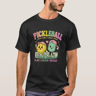 Lieve Pickleball-vriendinnen – Speel • Lach • Herh T-shirt