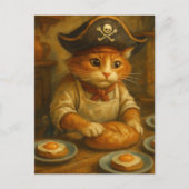 Lieve Piraat Kat Bakker Briefkaart (Voorkant)