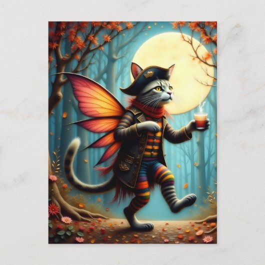 Lieve Piraat Kitty Fee  Briefkaart (Voorkant)