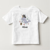 Lieve Piraten Narwal Kinder Shirts (Voorkant)
