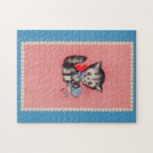 lieve poes kat legpuzzel (Horizontaal)