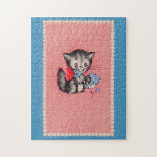 lieve poes kat legpuzzel (Verticaal)