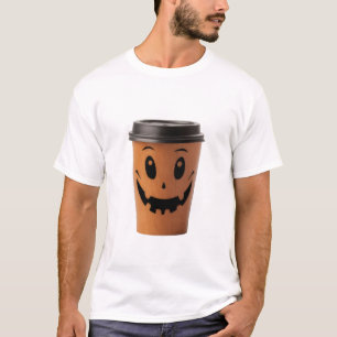 Lieve Pompoen Jack O Lantern Koffiekop Spoken Zeeë T-shirt