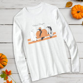 Lieve Pompoen Pinguïn Grappige Halloween T-shirt