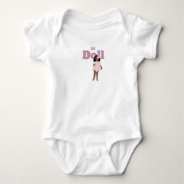 Lieve pop T-shirt baby romper