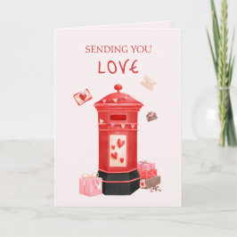 Lieve postbus Gelukkig Valentijnsdag Groet Kaart