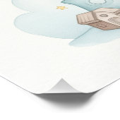 Lieve Poster voor Giraffe Babykamer. (Hoek)