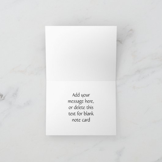 Lieve prinses diva dank je wel bedankkaart (Binnen)