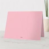 Lieve prinses en jong hertje groet kaart (Achterkant)