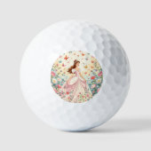 Lieve prinses met vlinders golfballen (Voorkant)