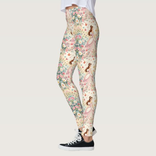 Lieve prinses met vlinders leggings (Links)