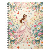 Lieve prinses met vlinders notitieboek (Voorkant)