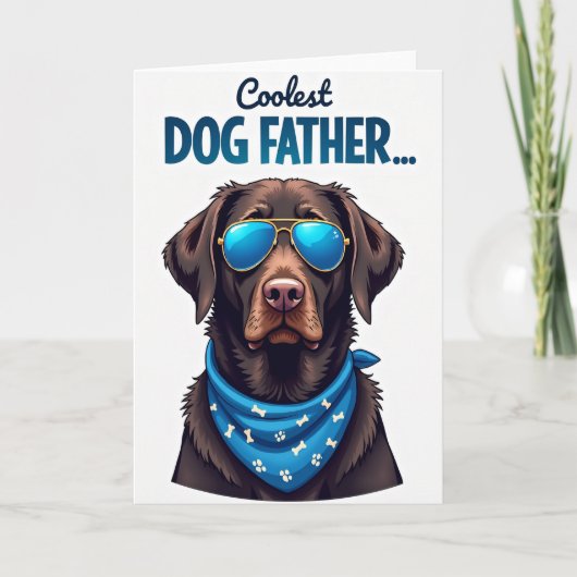 Lieve Pup Vaderdag kaart (Voorkant)