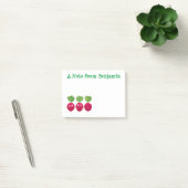 Lieve radijsjes zingende drietal stripgroenten post-it® notes (Kantoor)