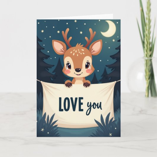 Lieve Reekalf Liefde Kaart (Voorkant)