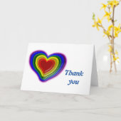 lieve regenboog hart kaart (Gele Bloem)
