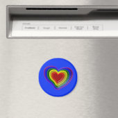 lieve regenboog hart magneet (Insitu (Vaatwasser))