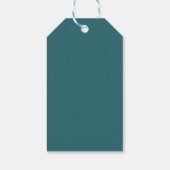 Lieve Retro Kerstkoekjes Waterverf Cadeaulabel (Achterkant)