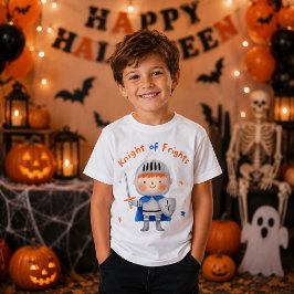 Lieve Ridder van Verschrikkingen Halloween Jongens T-shirt
