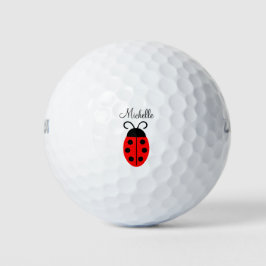 Lieve Rode Zwarte Lieveheersbeestje Naam Golfballen