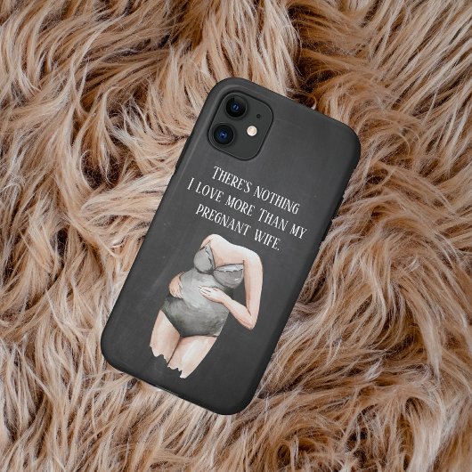 Lieve romantische vrouwen met een kinderwagen met  Case-Mate iPhone case