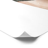 Lieve romantische vrouwen met een kinderwagen met poster (Hoek)