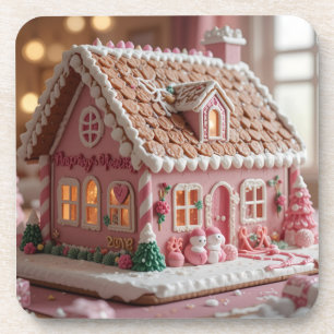 lieve roze peperkoek bier onderzetter