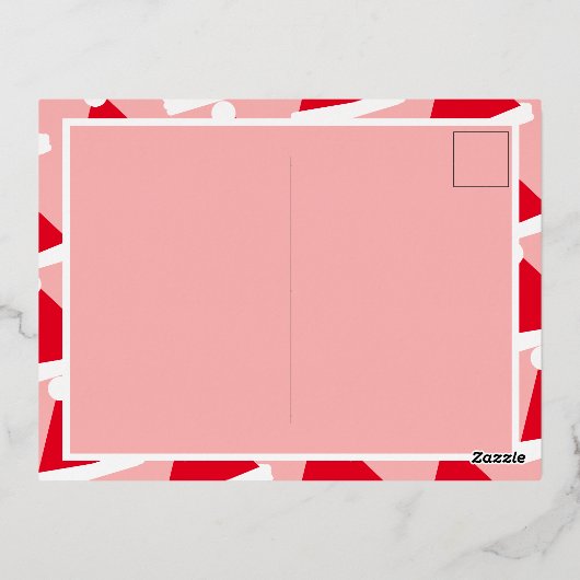 Lieve Roze Prettige Feestdagen Kerstgroet (Achterkant)