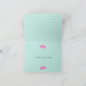 lieve roze valentijnsdag-uitgesneden koekjes groet kaart (Binnen)