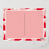 Lieve Roze Vrolijke Feestdagen Kerstgroet (Achterkant)