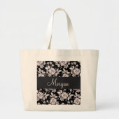 Lieve Rozen Grote Tote Bag (Voorkant)