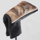 Lieve Ruby Cavalier King Charles Spaniel Golfheadcover (3/4 voorkant)