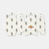 Lieve rudolf kerst vakantie bedankdoosjes (Uitgevouwen)