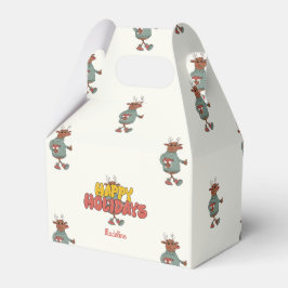 Lieve rudolf kerstvakantie bedankdoosjes