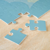 Lieve ruimteraket die opstijgt legpuzzel (Zijkant)
