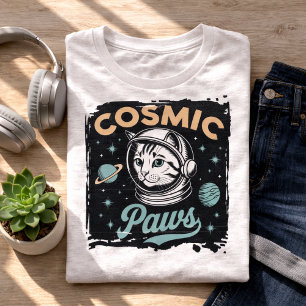 Lieve Ruimtevaarder Poesje Kat Tri-Blend Shirt