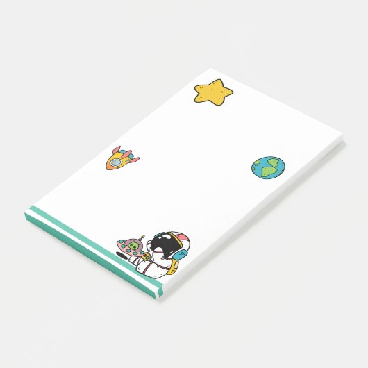 Lieve Ruimtevaarder Ruimte Post-it® Notes (Schuin)