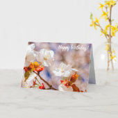 Lieve Sakura-ventilator op een zonnige dag van de  Kaart (Gele Bloem)