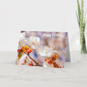 Lieve Sakura-ventilator op een zonnige dag van de  Kaart (Voorkant)