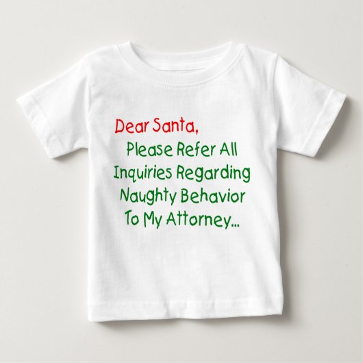 Lieve Santa Attorney - Funny kerstbrief (Voorkant)